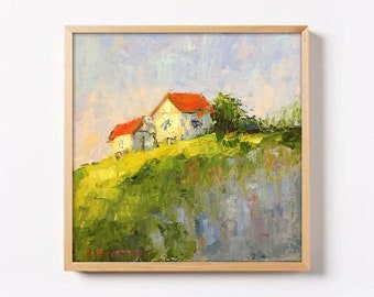 油彩絵　70年代のアジア農村住舍 il_340x270.4813429761_5bb5.jpg