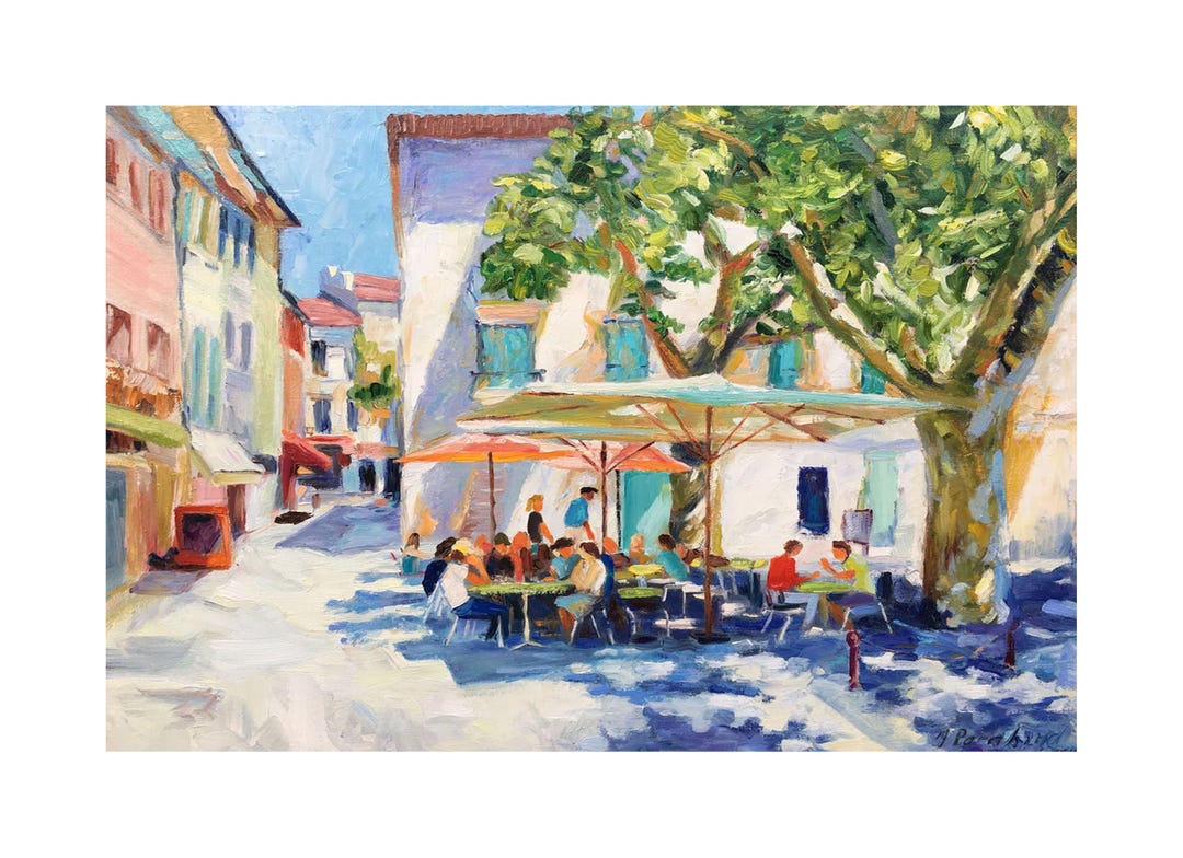 絵画油絵ー海外リゾート地 gallery-uchida_y1-2503-41-242-b