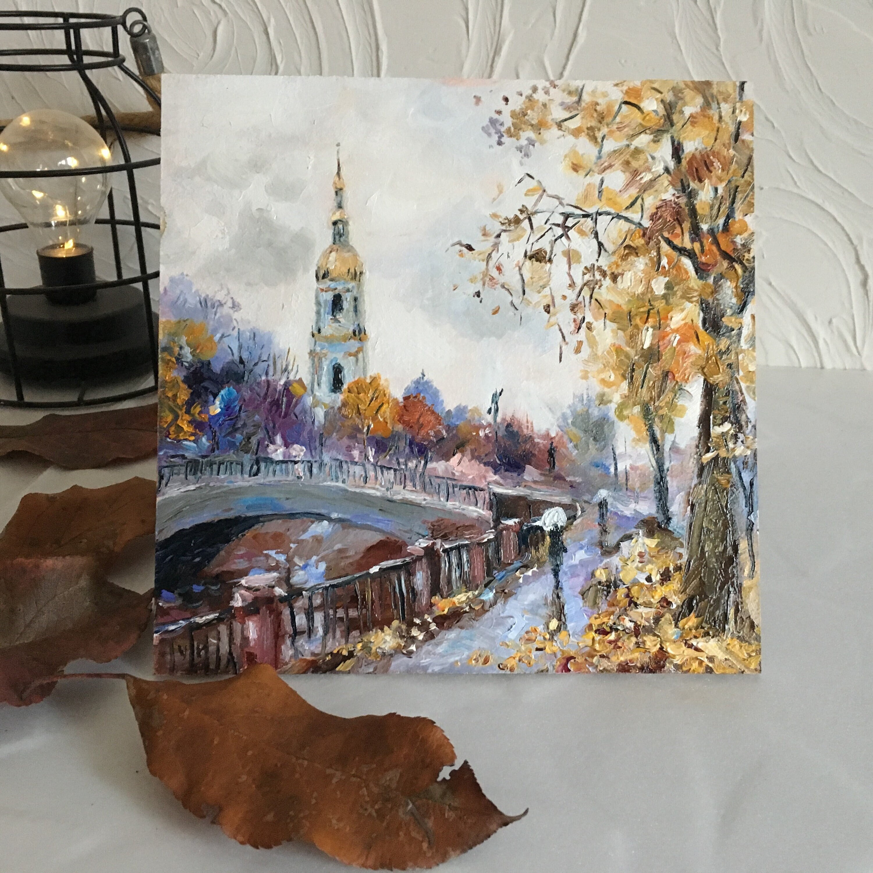 Saint Petersburg/original Oil Painting/russia Travel