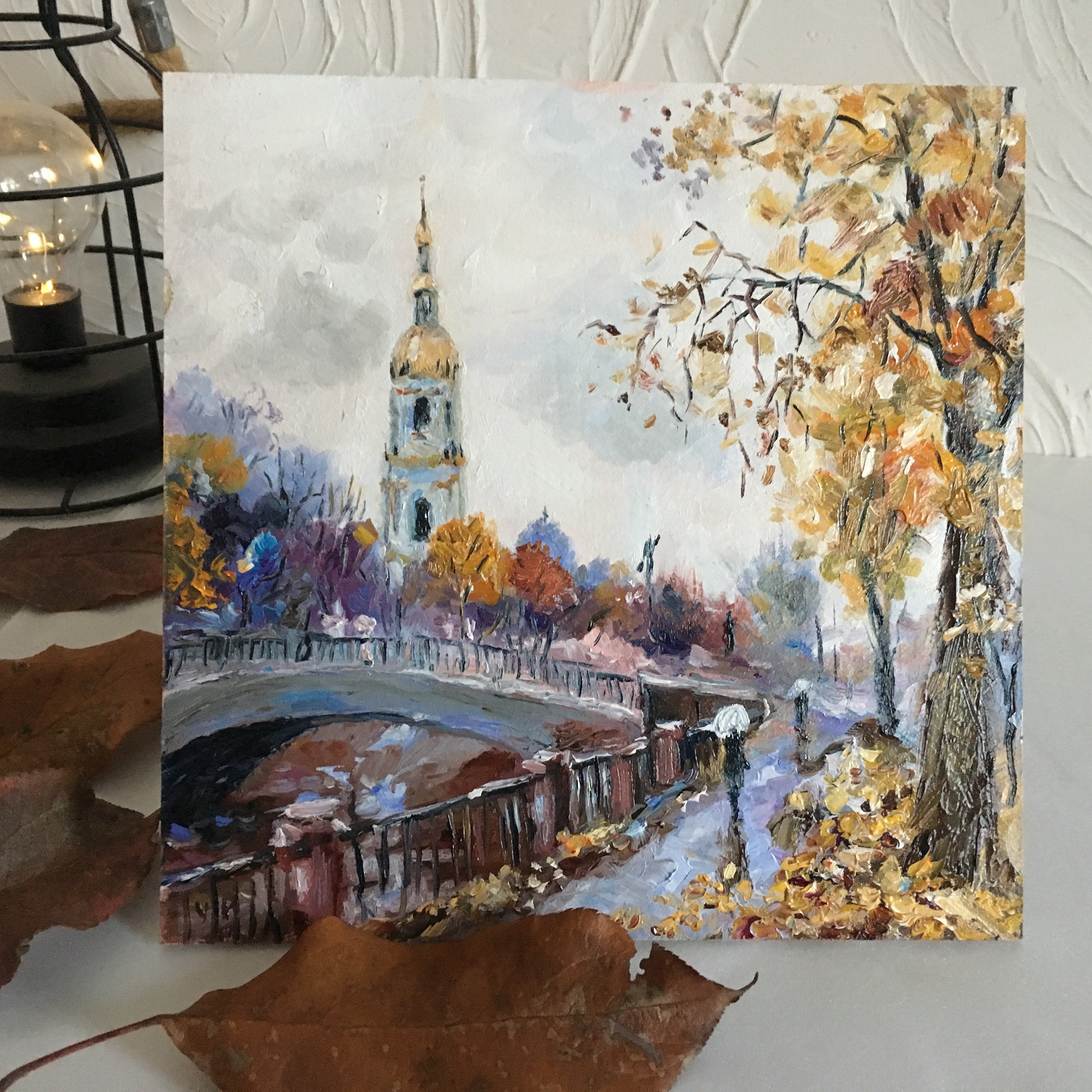 ▷ Painting Evening in St Petersburg by Volynskih Mariya