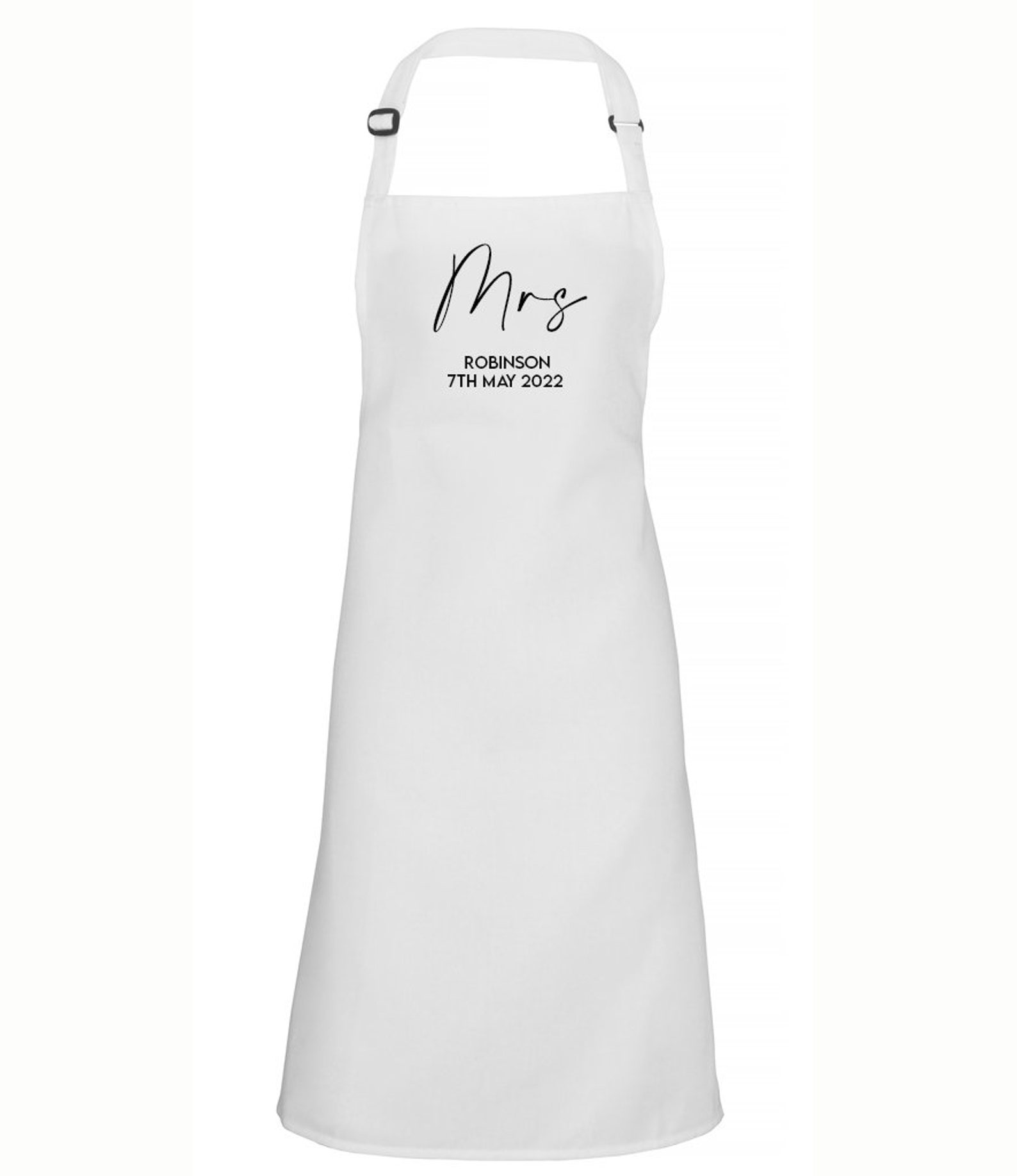 Personalised Custom Wedding Day Apron Mr & Mrs Wedding Bib Etsy UK