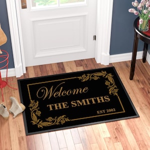 Custom Printed Family Name Doormat, Personalised, Ideal Gift for him/her