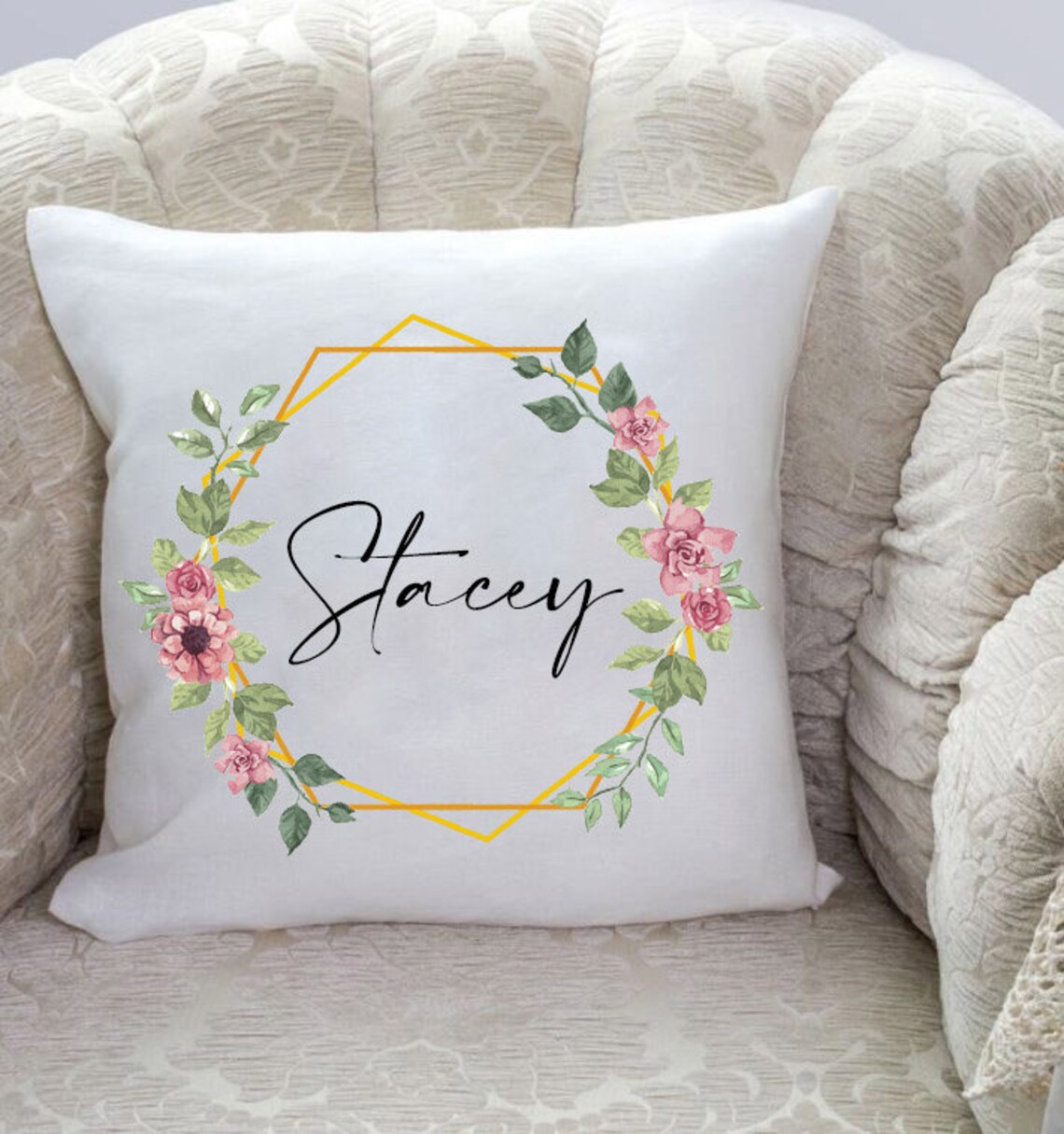 Personalised Name Cushion Cover Great Gift for Him/her Etsy UK