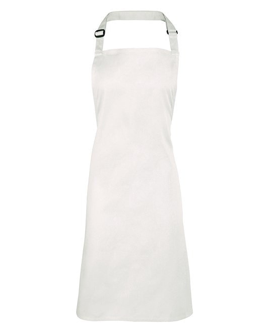 BB&B White Embroidered Apron — Books Bourbon & Bacon