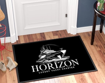 Personalised Custom Printed Boat, Ship Mat, Your own logo printed, Yacht Charter Company Mat