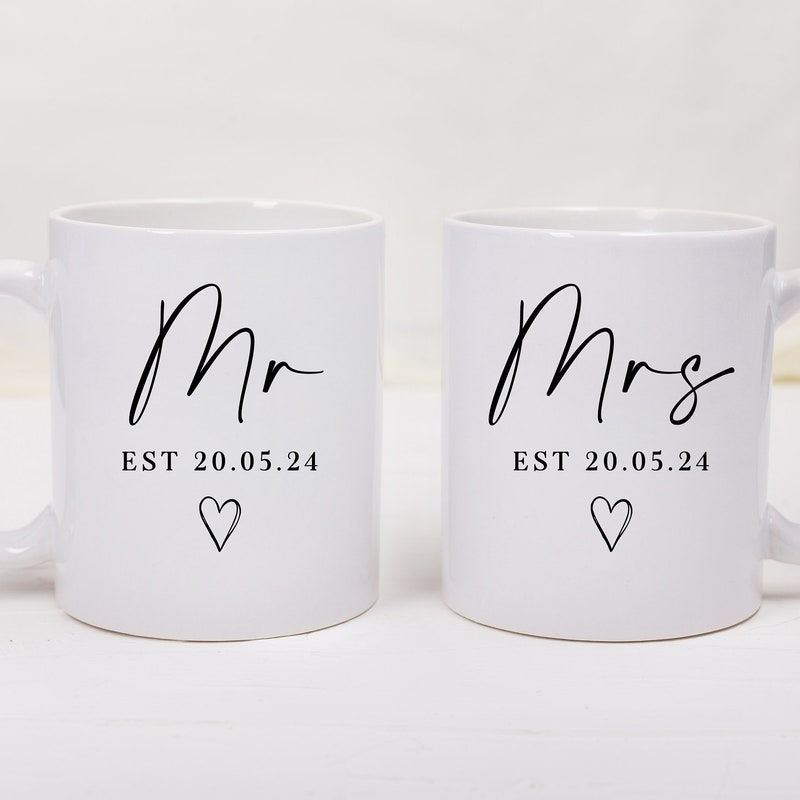 Mr and Me Coffee Mugs Etsy UK