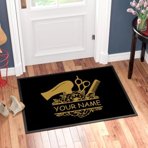 Hair Salon Floor Mat Etsy