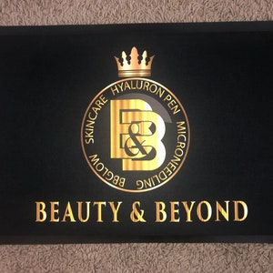 Custom Printed Business/Logo Personalised Doormat, Company Logo Doormat, Welcome Mat