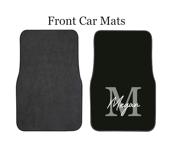 Buy Personalised Custom Printed Initial Name Car Mats Vehicle