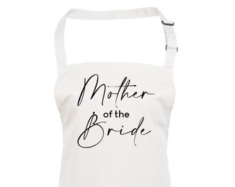 Mother of the Bride Wedding Day Apron, Bridal, Dress Protector, Ideal Gift, Daughters wedding