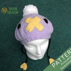 Drifloon Cap Crochet Pattern - US english terms