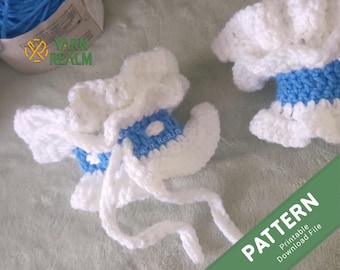 Ruffle Wrist Cuff Crochet Pattern | Japanese Lolita Accessories | PDF US Terms