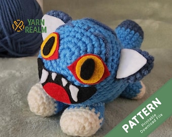 Derpy Tiger Crochet Pattern - Kpop Demon Hunters Amigurumi (PDF) US Terms