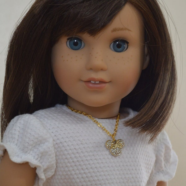 Rhinestone EARS 18" Doll Necklace-fits like American Girl