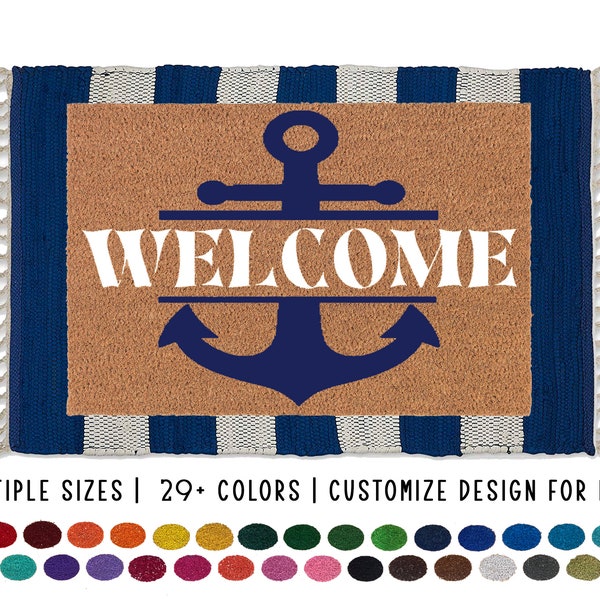 Nautical Door Mat - Etsy