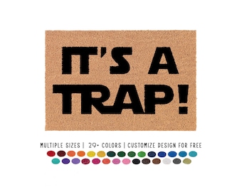 It's A Trap Doormat: Star Wars Inspired Welcome Mat