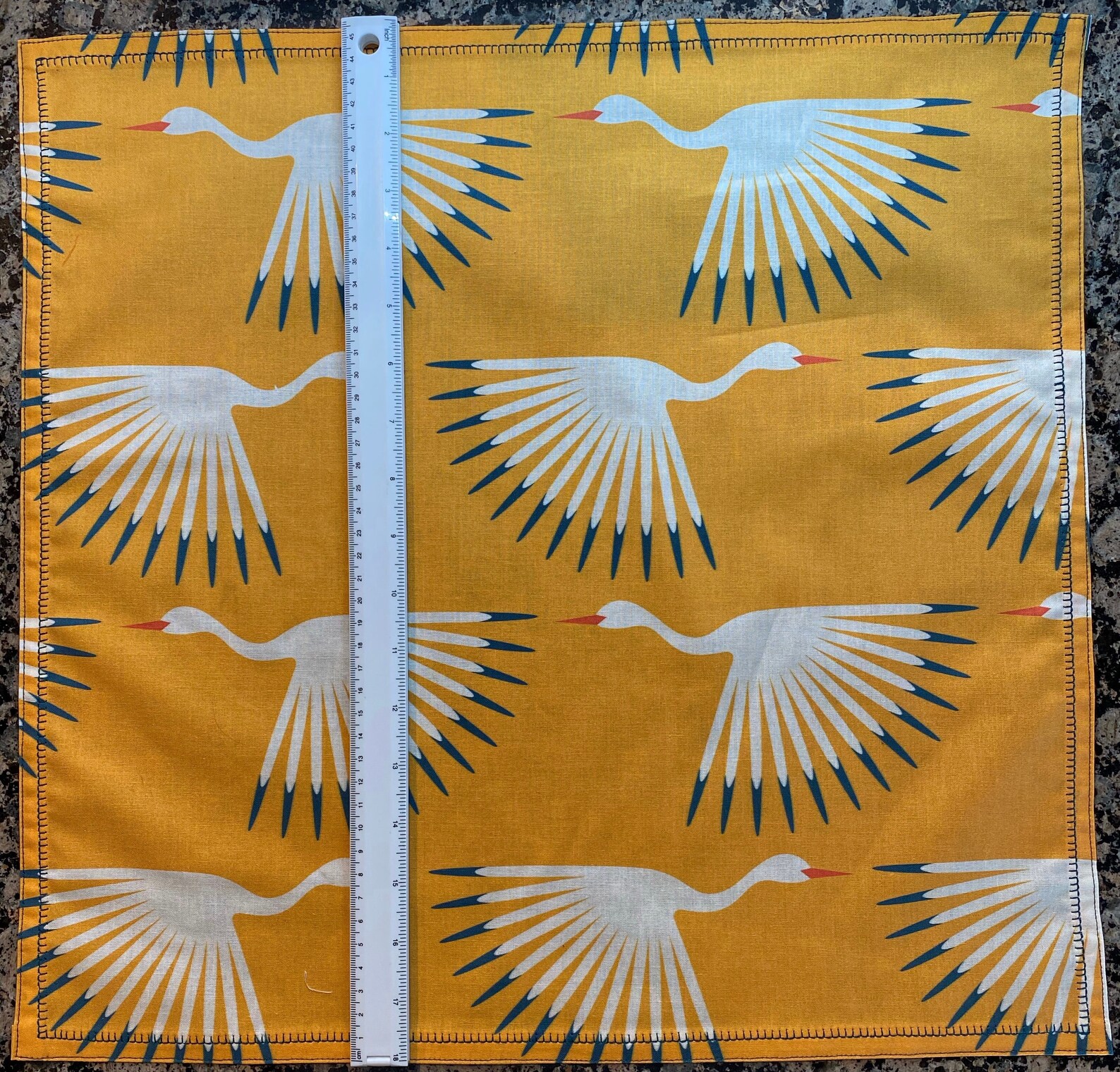 Crane Dinner Napkins Etsy