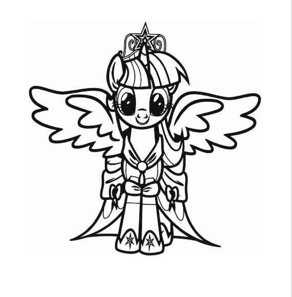 22 My Little Pony Coloring Pages for Adults & Kids Print at - Etsy