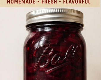 100% All Natural  Beets: Old Fashioned Florida Family Farm (16 oz Jar)