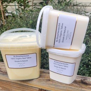Wet rendered 100% Organic Beef Tallow from  Florida!!