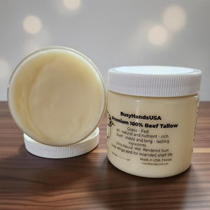 Wet rendered 100% Natural Beef Tallow from  Florida!!
