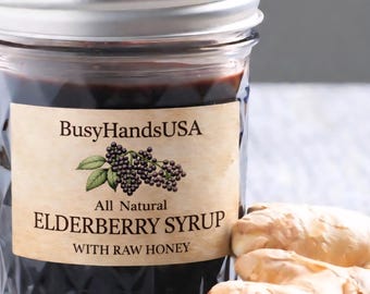 100% Natural Elderberrie syrup with Raw Honey  from small Florida farm!!