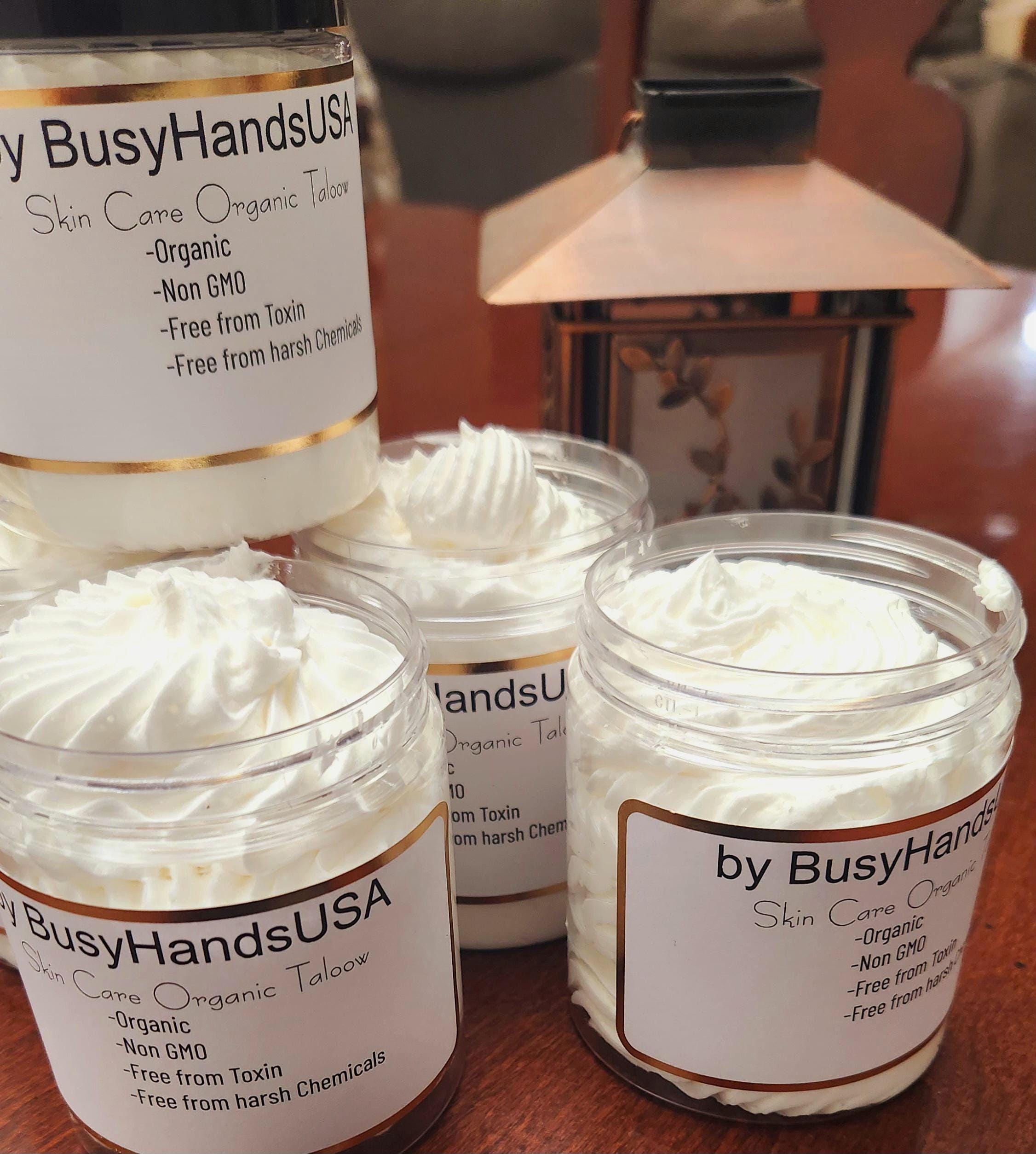 100% All - Natural From Florida Farm . Whipped  Organic Beef Tallow  SkinCare cream!  No chemicals, no fillers—just clean, simple skincare!