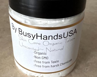 100% All - Natural From Florida Farm .  Whipped  Organic Beef Tallow Balm/Butter.   No chemicals, no fillers—just clean, simple skincare.