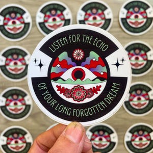 Long Forgotten Dream Billy Strings Sticker | 3" Round Waterproof Vinyl Sticker