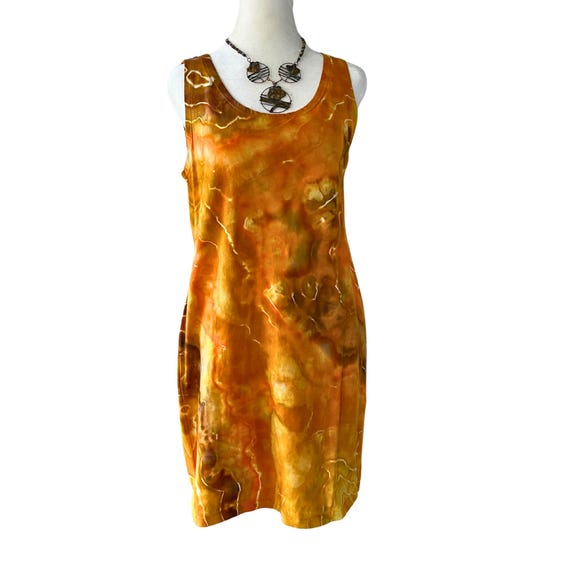 Tie Dye Bodycon Mini Dress | Women's Size Large | Sleeveless Form-fitting  Tank Top Dress - Etsy Israel