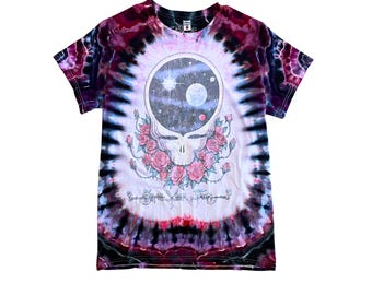 Camiseta Tie Dye de Grateful Dead / Talla pequeña / Teñida a mano - Producto oficial