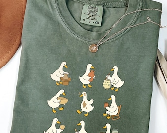 Cute Goose Pottery Shirt Comfort Colors, Ceramic Artist, Ceramic Maker Gift, Clay Sculpting Shirt, Pottery Lover T-Shirt, Gift for Potter