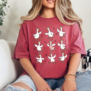 Funny Goose Dance Shirt, Cardio Dance Workout Tee, Comfort Colors Dance Class Top, Goose Lover Shirt, Dance Teacher Gift, Dance Fitness
