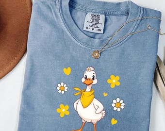 Endometriosis Awareness Shirt: Endo Goose Warrior Comfort Colors Tee