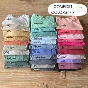 Comfort Colors Christian Shirt, Jeremiah 29:11, Faith Transformation Shirt, Bible Verse Tee, Inspirational Scripture Gift for Women