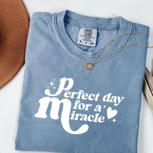 Chemise aux couleurs confort pour maman et papa de FIV, le jour du transfert C&#39;est une journée parfaite pour un monsieur miracle pour les couples, t-shirt assorti fort FIV