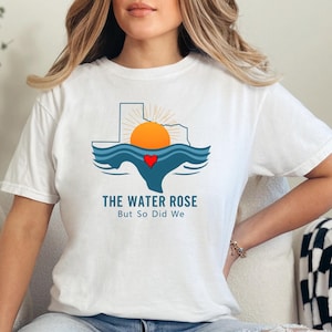 Texas Flood Relief Shirt, Texas Strong Flood Shirt, Central Texas Fundraiser Tee, Hill Country Disaster Support T-Shirt, Rising Together Tee
