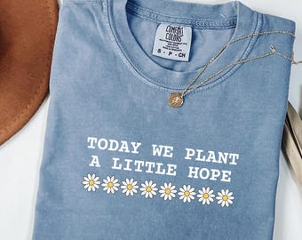IVF Shirt Miracle Positive Vibes Floral Transfer Day Comfort Colors Shirt Fertility Gift IUI Infertility TTC Gift Egg Retrieval Ivf Got Hope