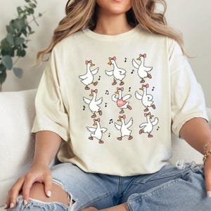 Funny Goose Dance Shirt, Cardio Dance Workout Tee, Comfort Colors Dance Class Top, Goose Lover Shirt, Dance Teacher Gift, Dance Fitness