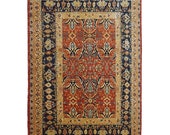 8 X 10 Ft Heriz Rug Excellent Handknotted Traditional Oriental Wool Area Rug
