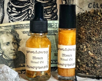 Money Ritual Anointing Oil – Cajun Hoodoo Formula for Wealth Attraction