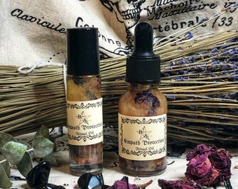 Empath Protection Ritual Oil- Potent Oil To Repel Negative Energies, Bad Karma & Curses For Empaths, Mediums, Light Workers