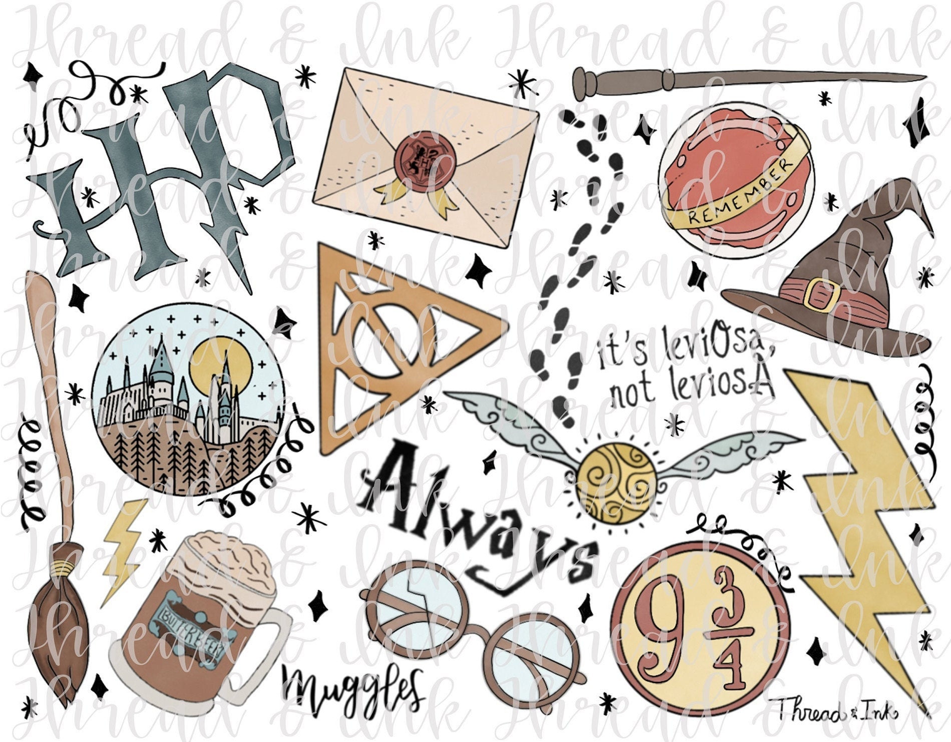 Potter Clipart - Etsy