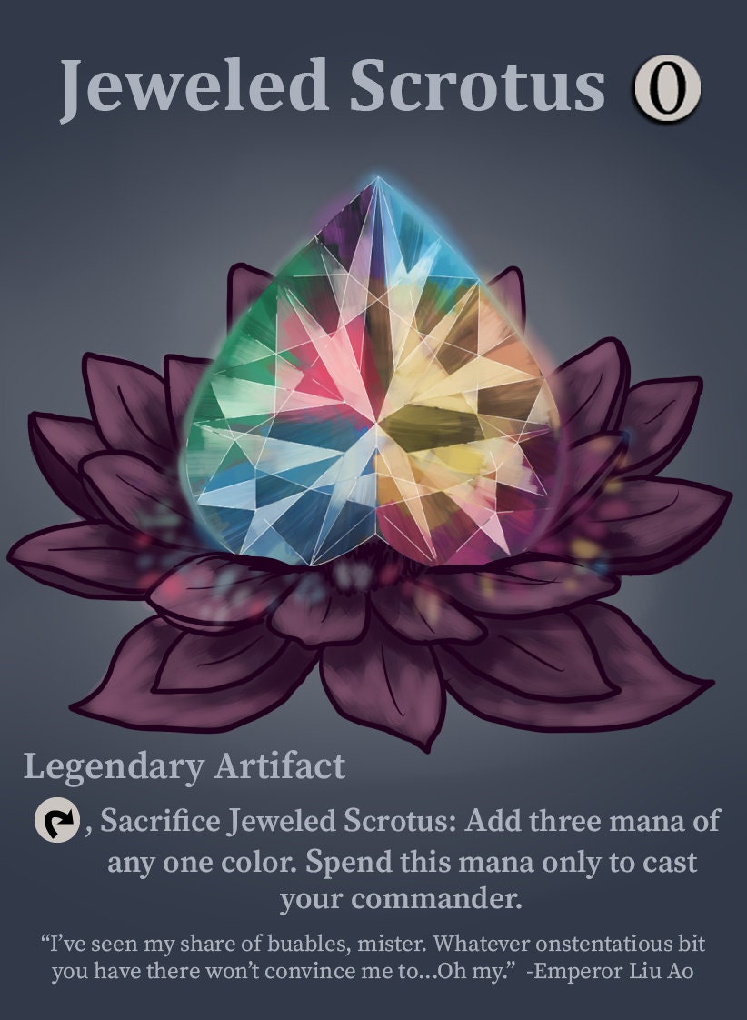 Jeweled Lotus MTG Proxy Etsy