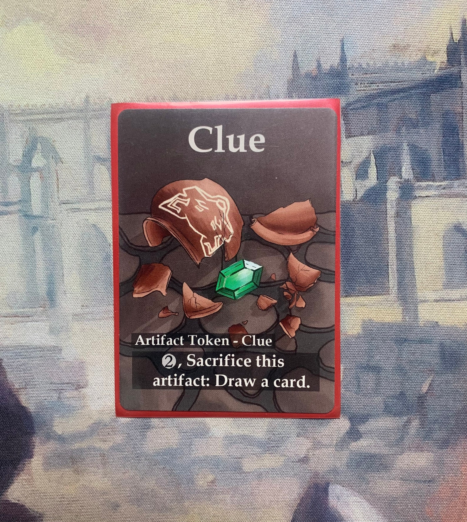 CLUE TOKEN PROXY / Clue Counter Card Etsy
