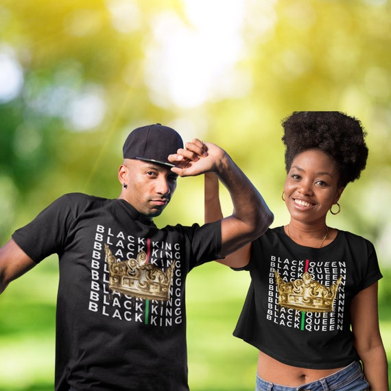 King queen black t shirt outlet