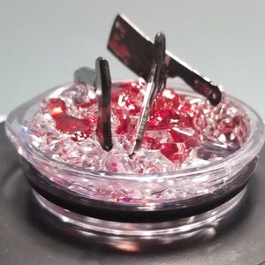 6 Halloween Bloody Knife Scissors Axe Charms, Halloween Weapons, 20oz or 30oz skinny