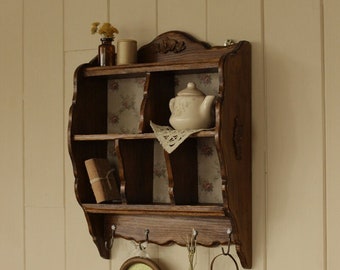 Wooden Wall Cabinet  ~ Cottagecore Inspired ~ 100% Old Reclaimed Wood ~ Handmade ~ Ane of Green Gables Inspired