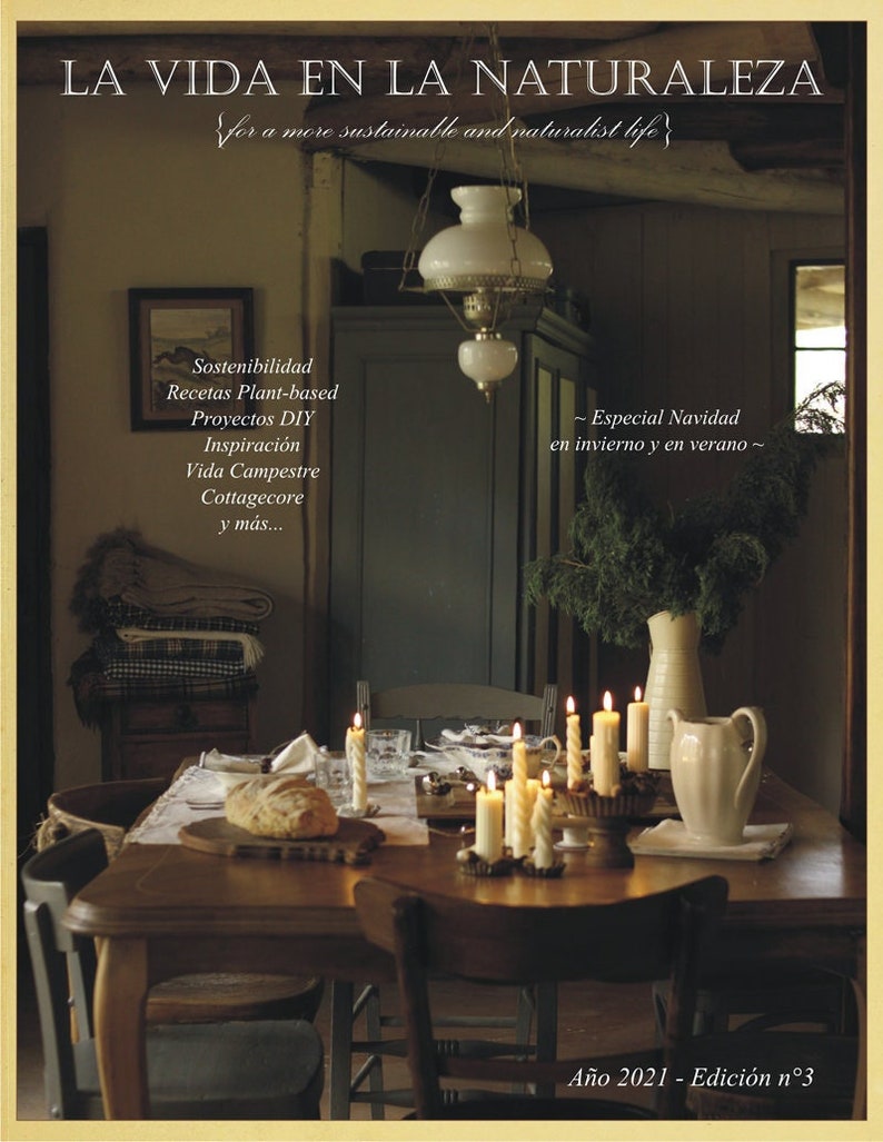 e-Bookazine Alle Editionen 1, 2 & 3 englische Version La Vida en la Naturaleza Christmas Special Cottagecore Bild 1