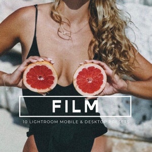 Film Lightroom Presets, 10 Mobile & Desktop Lightroom Presets, Vintage Retro Presets, Summer Presets, Photographer Presets, Blogger Presets